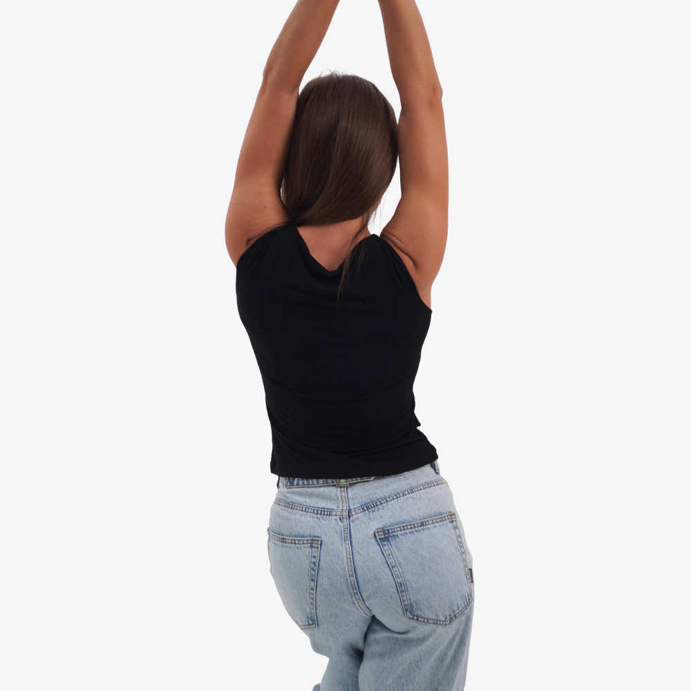 Emma - straight neckline top