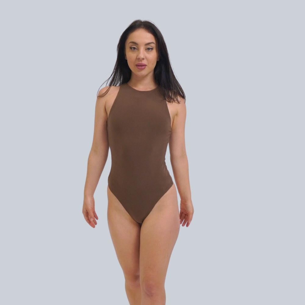 Kordia bodysuit in coffee