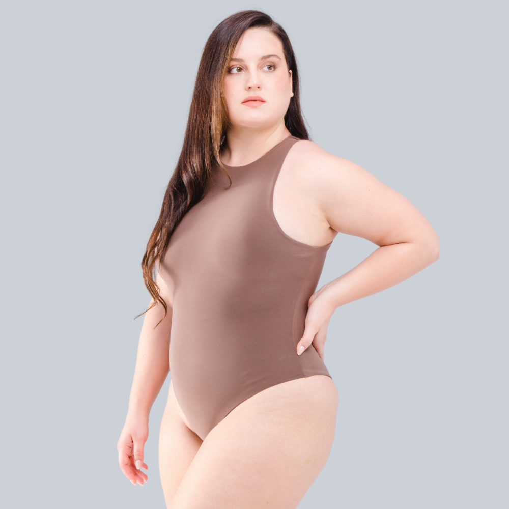 Kordia bodysuit - mocca