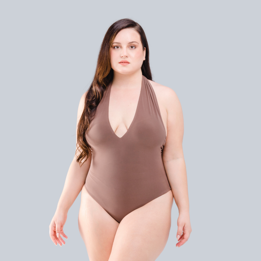 regina bodysuit large mocca